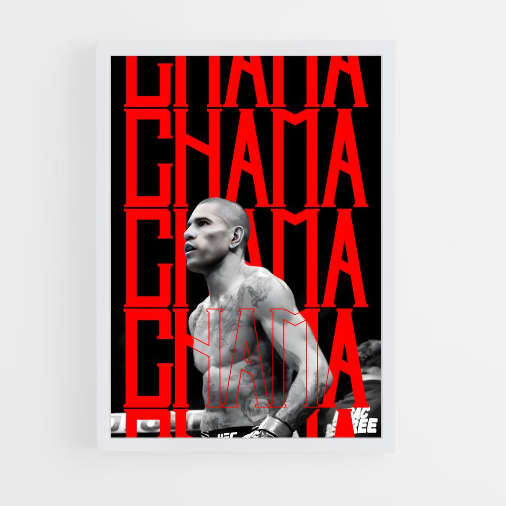 Poster Alex pereira découle – affiche MMA (vue 3)